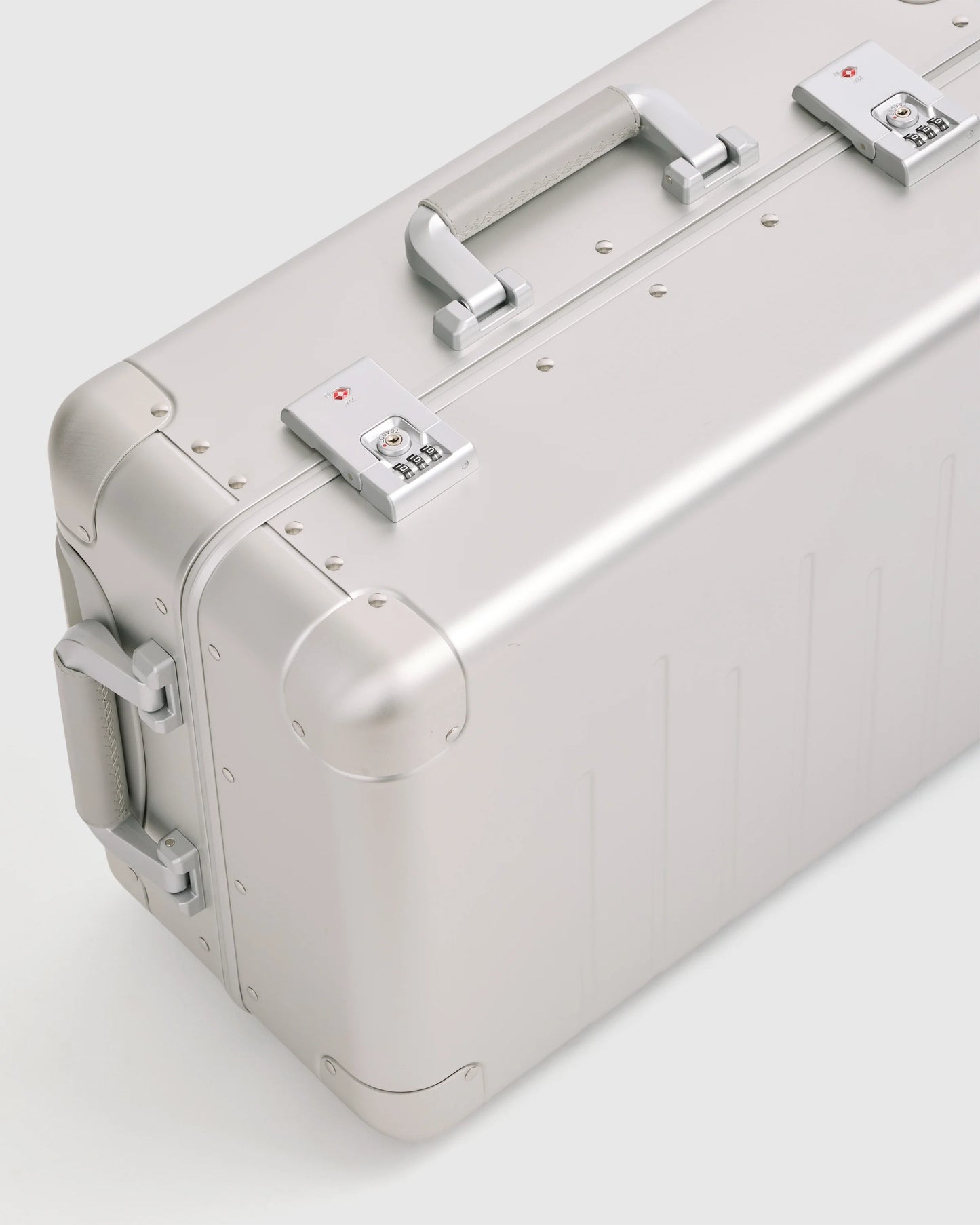 Aluminum Carry-On Suitcase - One Size / Black