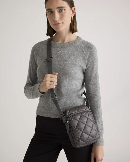 Transit Quilted Phone Crossbody - One Size / Navy