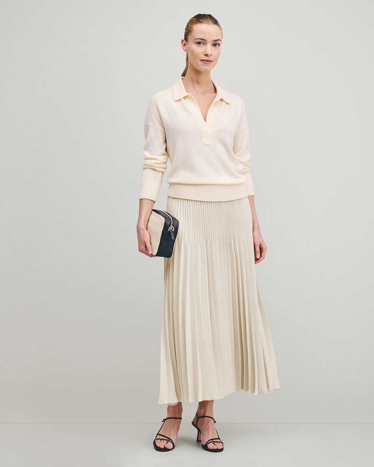 Pleated Matte Midi Skirt - XS / Coffee Bean Brown