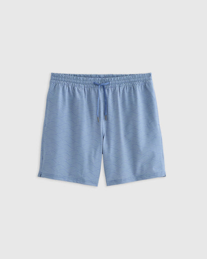 Italian Swim Trunks - 7" - XS / Navy Diamond Geo