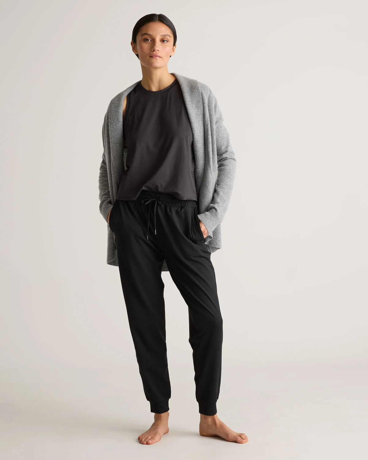 Flowknit Mid-Rise Joggers - XXL / Heather Grey