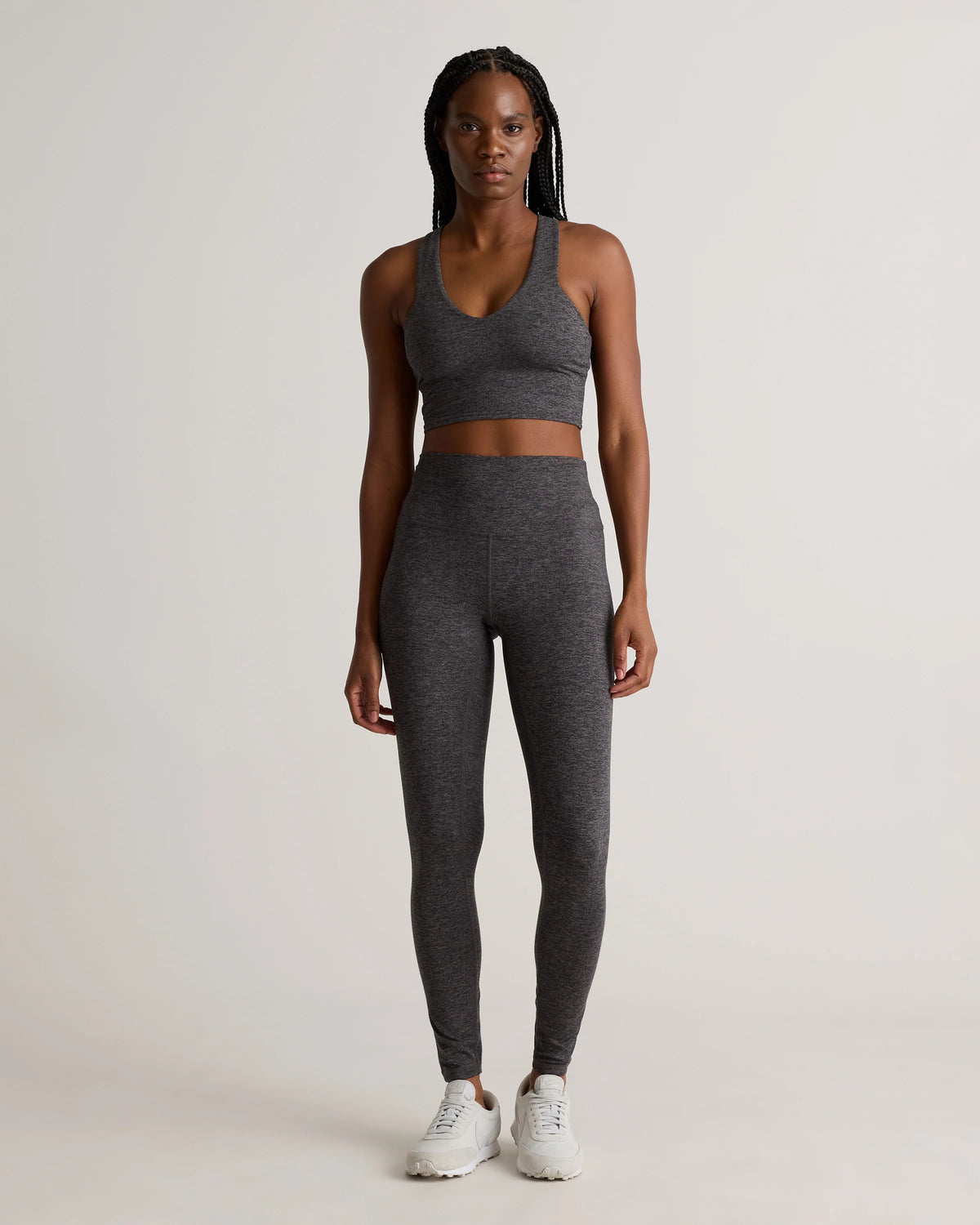 Ultra-Soft High-Rise Legging - XS / Heather Oatmeal
