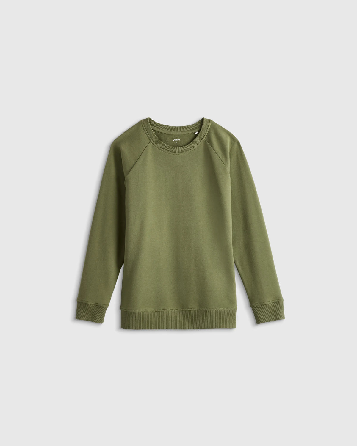 Organic Cotton French Terry Crew Neck Sweatshirt - 2T / Heart Graphic