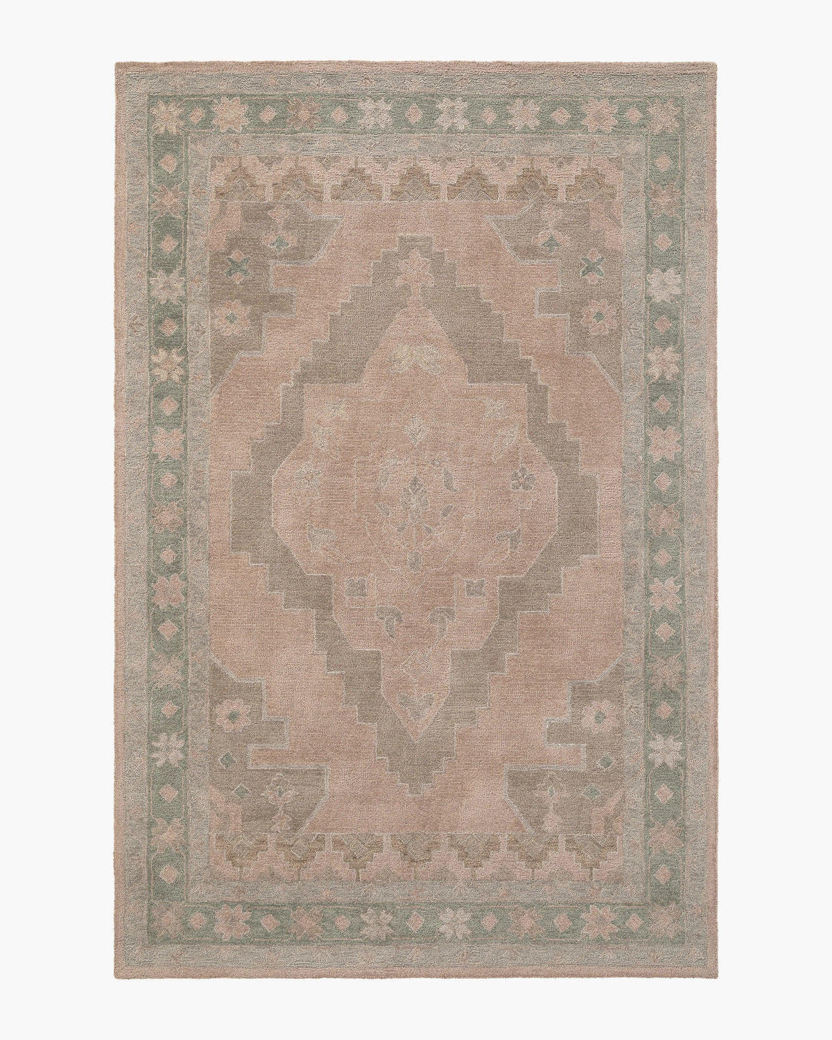 Ami Wool Rug - 5' x 8' / Soft Blush
