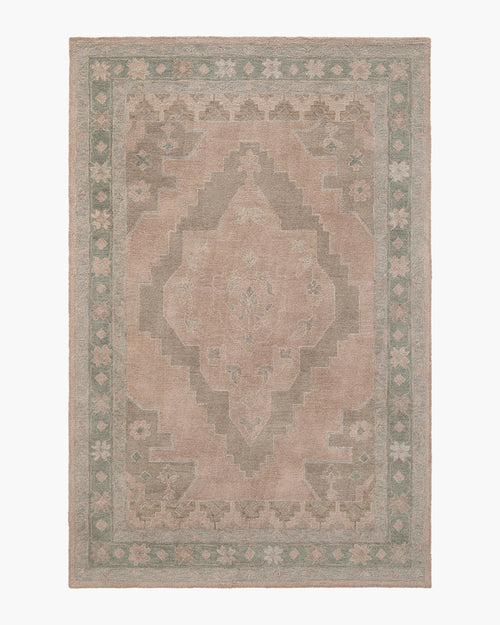 Ami Wool Rug - 5' x 8' / Soft Blush
