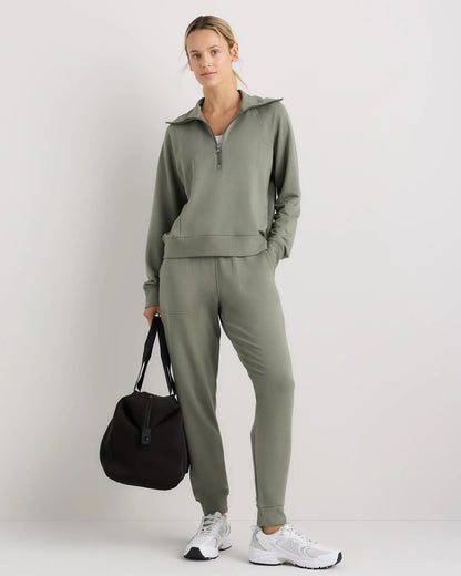 SuperSoft Fleece Half Zip - XS / Dried Fig