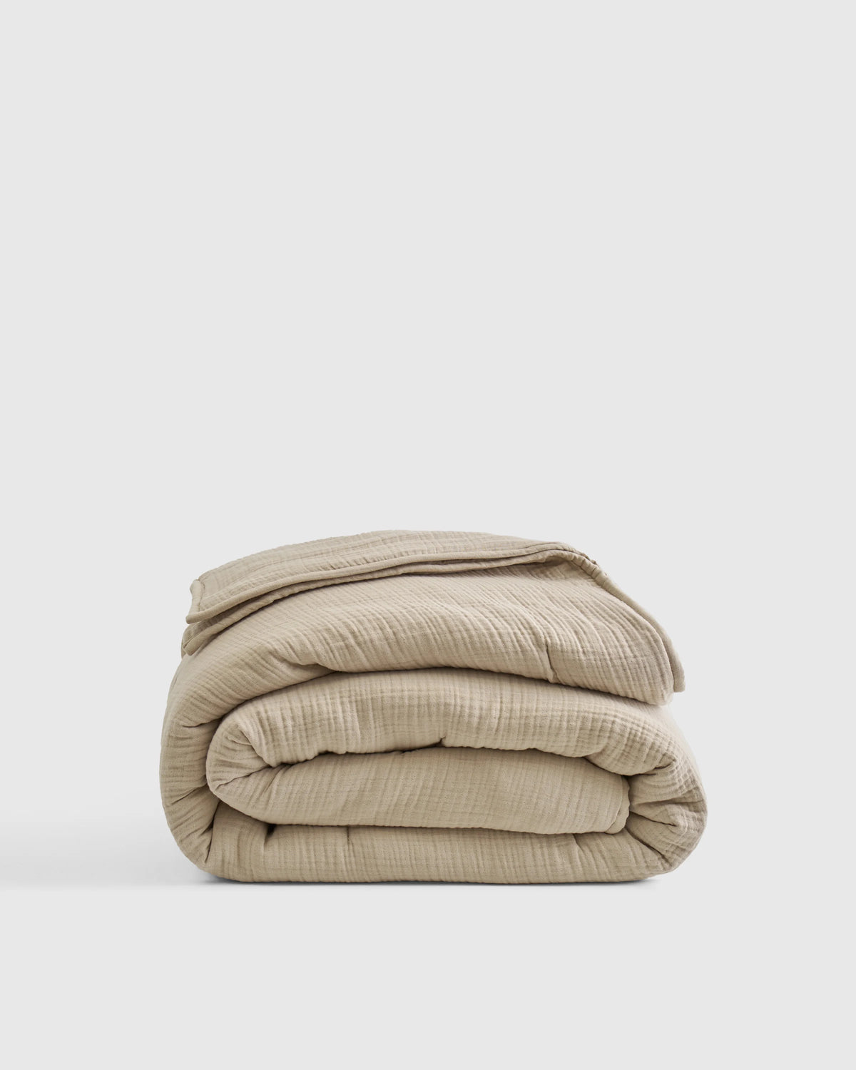 Organic Cotton Gauze Dream Quilt - Twin / Dried Sage
