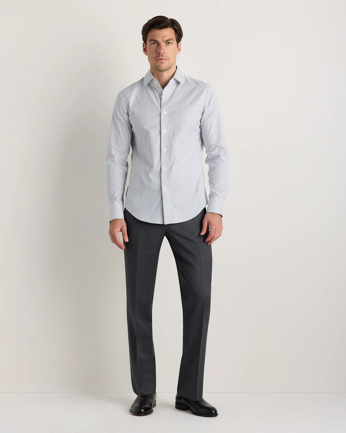 Organic Cotton Oxford Non-Iron Dress Shirt - S / Pale Blue