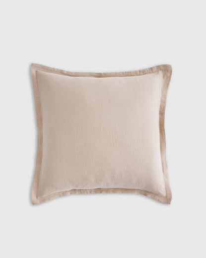European Linen Euro Sham - Euro / Sand