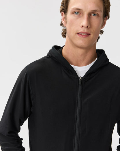 Flowknit Performance Full-Zip Chest Pocket Hoodie - XS / Heather Deep Navy