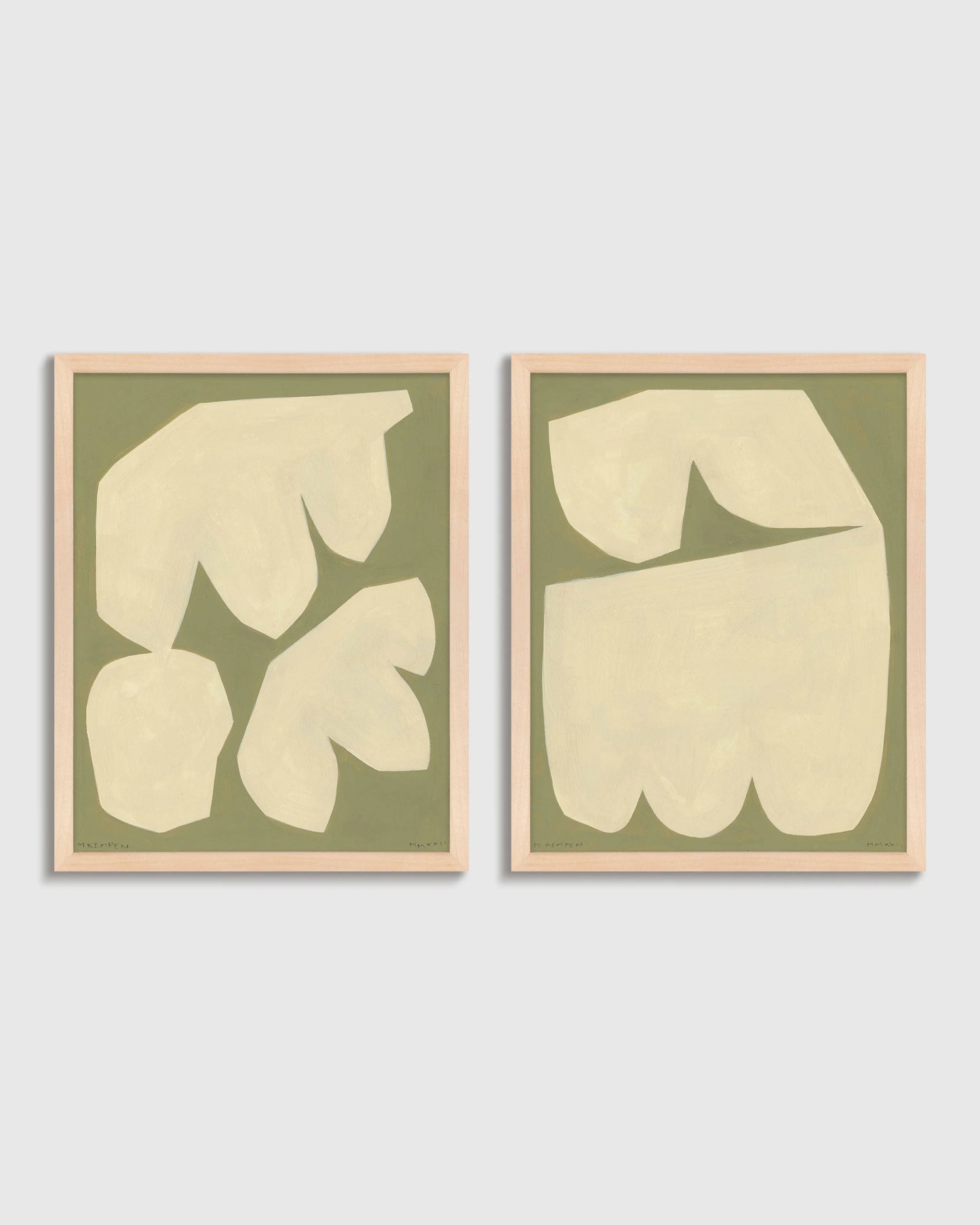 Drift by Michael Kempen (Set of 2) - 17.25"x21.25" / Maple