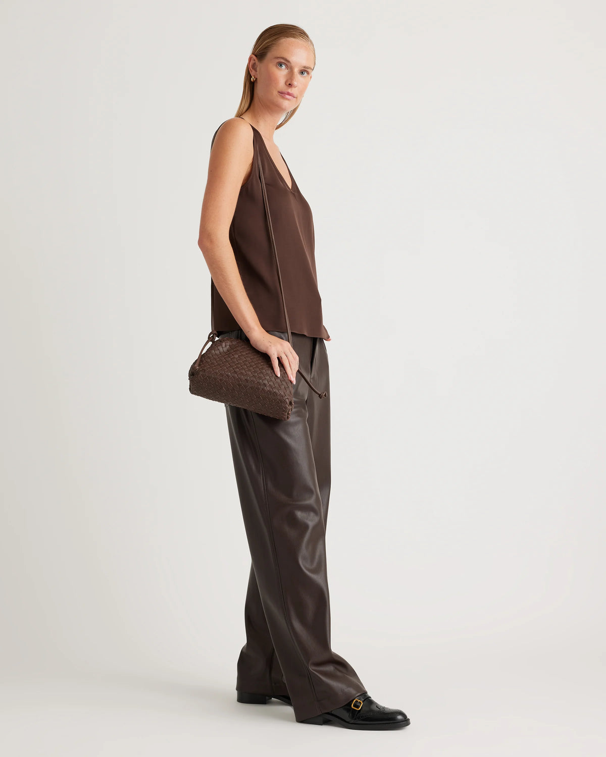 Naomi Handwoven Clutch - One Size / Black