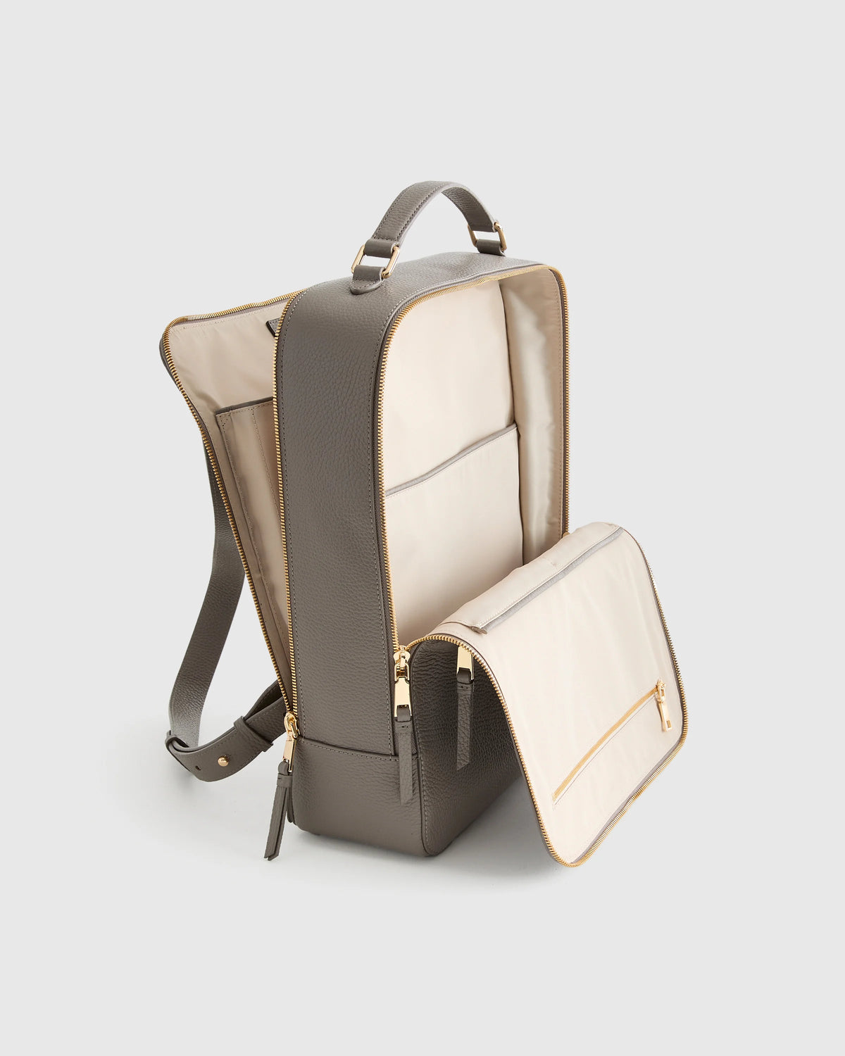 Marlow Laptop Backpack - One Size / Soft Ivory