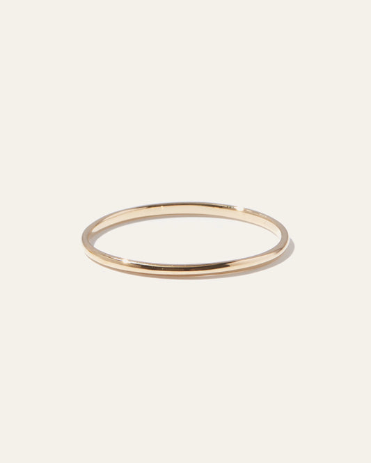 14K Gold Stacker Ring - 4 / Yellow Gold