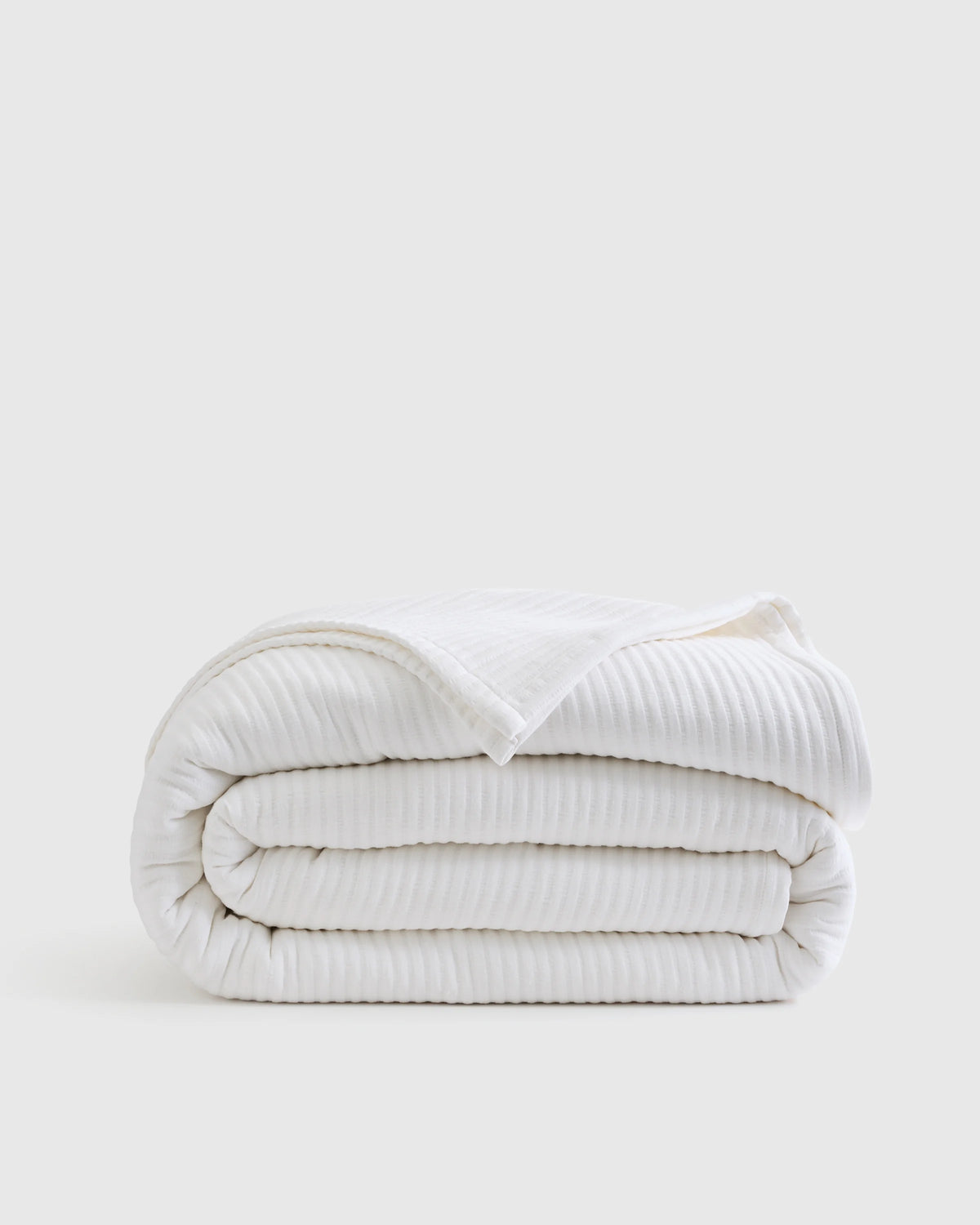 Organic Cotton Matelasse Coverlet - Twin / Dried Sage