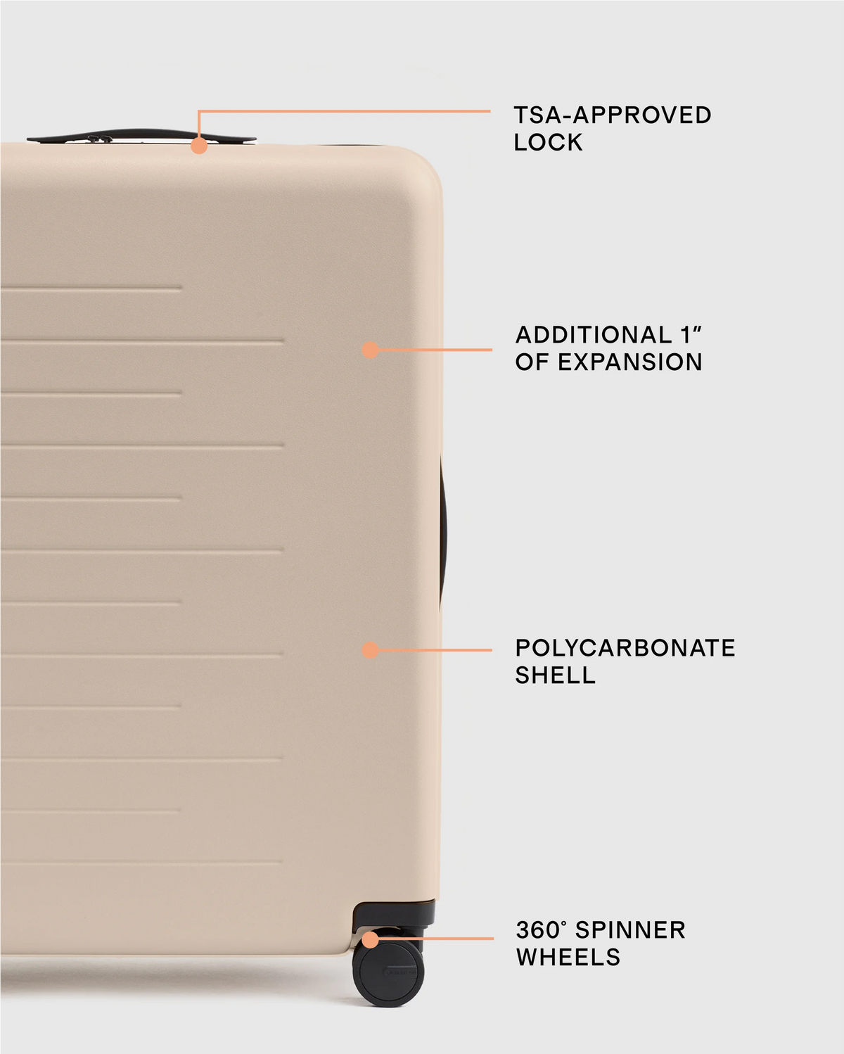 Expandable Medium Check-In Suitcase - One Size / Coastal Cobalt