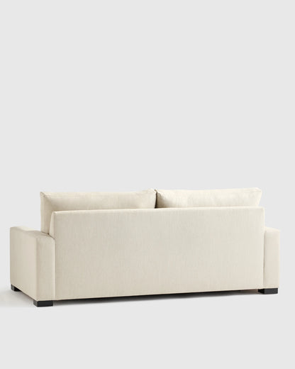 Stillman Sleeper Sofa in Performance Basketweave - Queen / Flax
