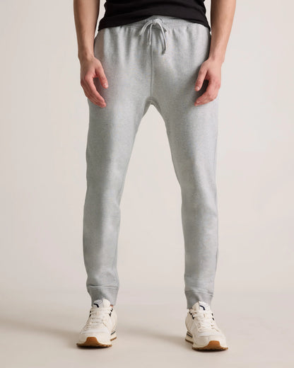 Organic Midweight French Terry Slim Joggers - XS / Light Heather Grey