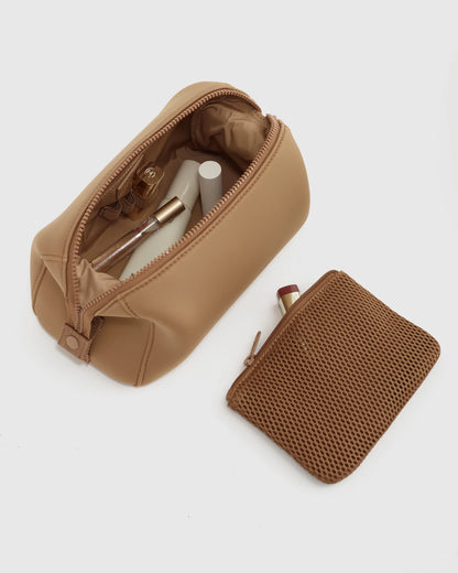All-Day Neoprene Toiletry Bag - One Size / Espresso