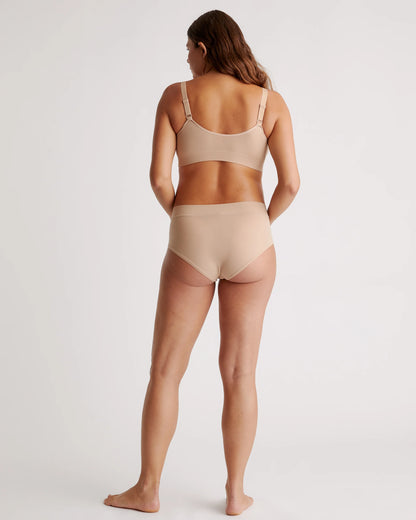 Seamless Crossover Nursing & Lounge Bra (2-pack) - XS / Peach Pink