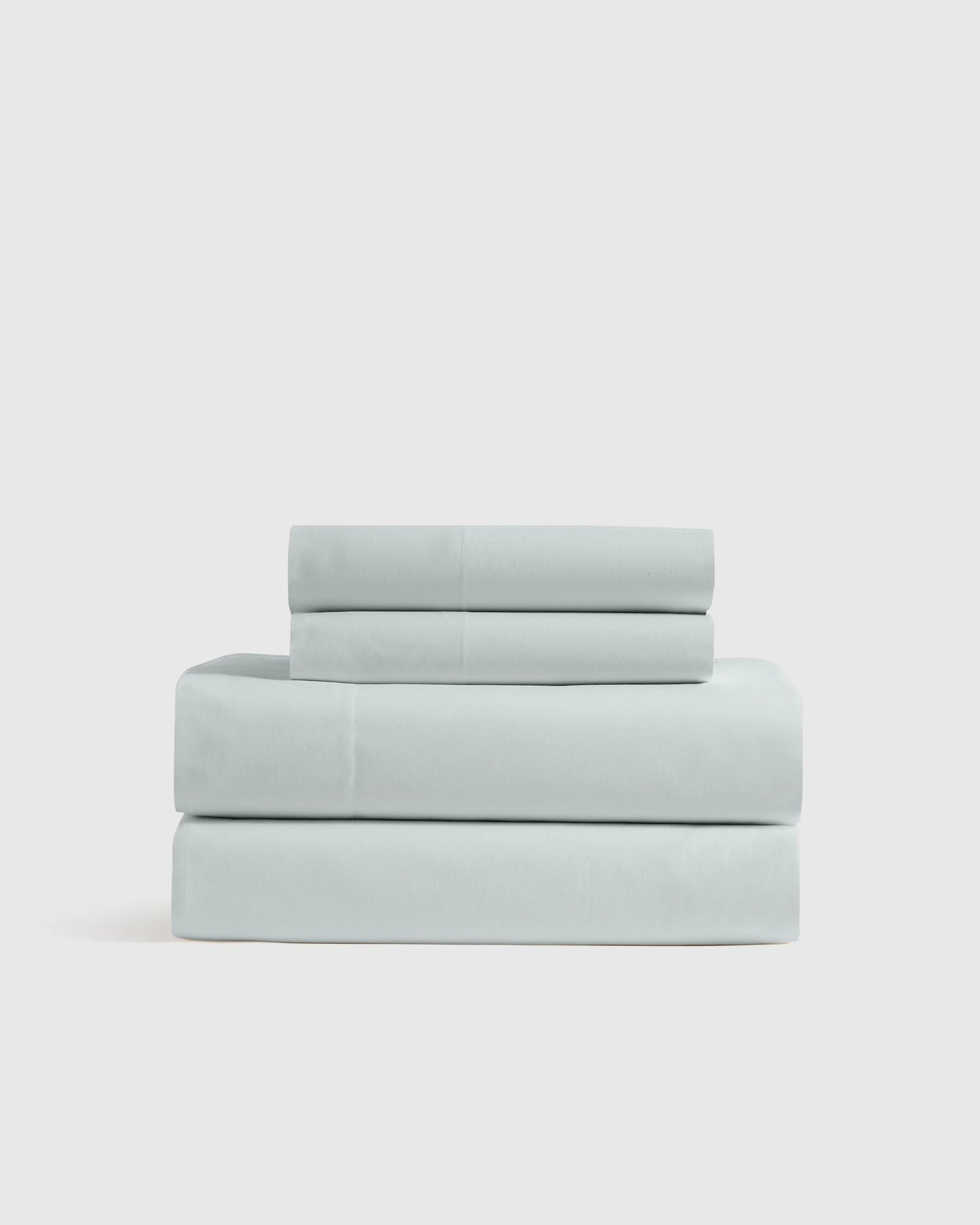 Organic Crisp Percale Sheet Set - Twin / White