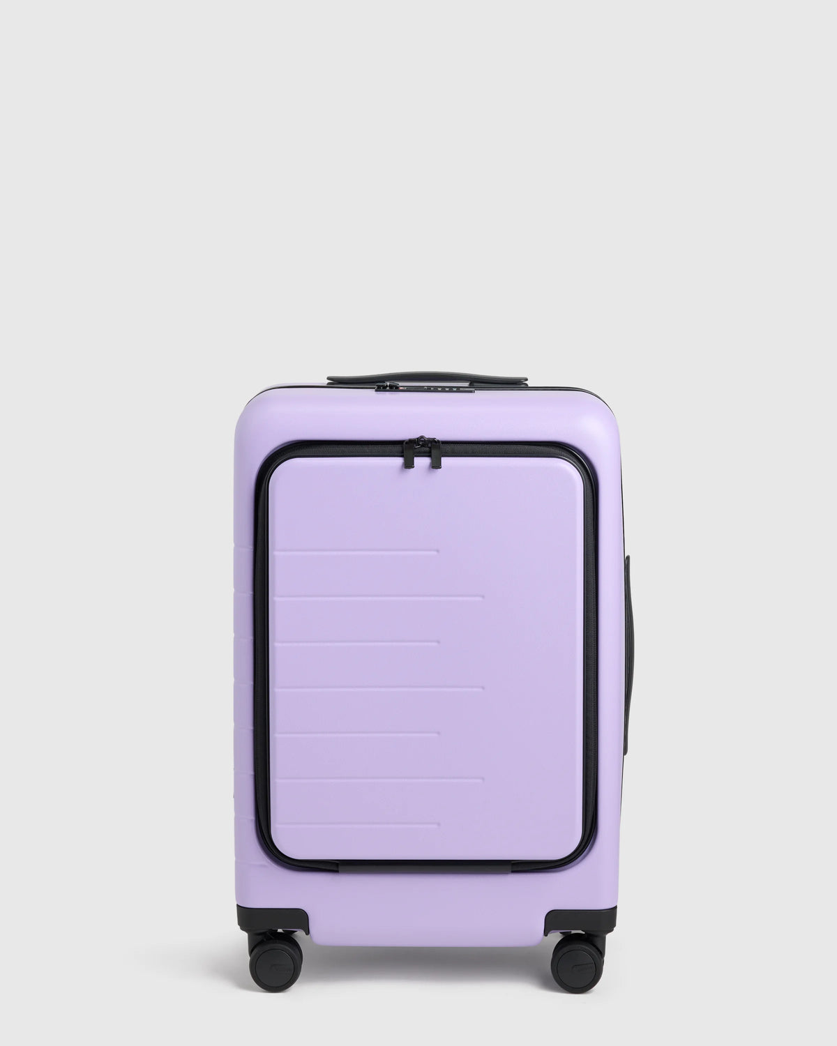 Front Pocket Carry-On Suitcase - One Size / Lavender