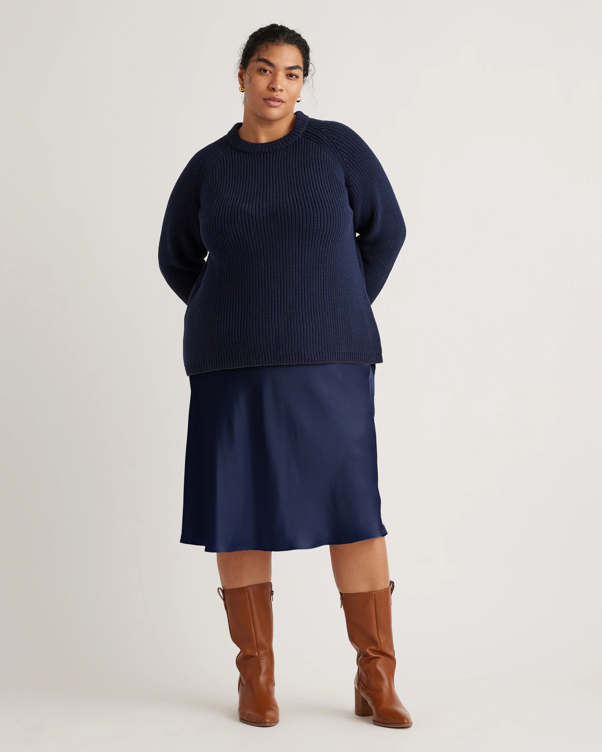 100% Washable Silk Skirt - 1X / Wine Tasting Red