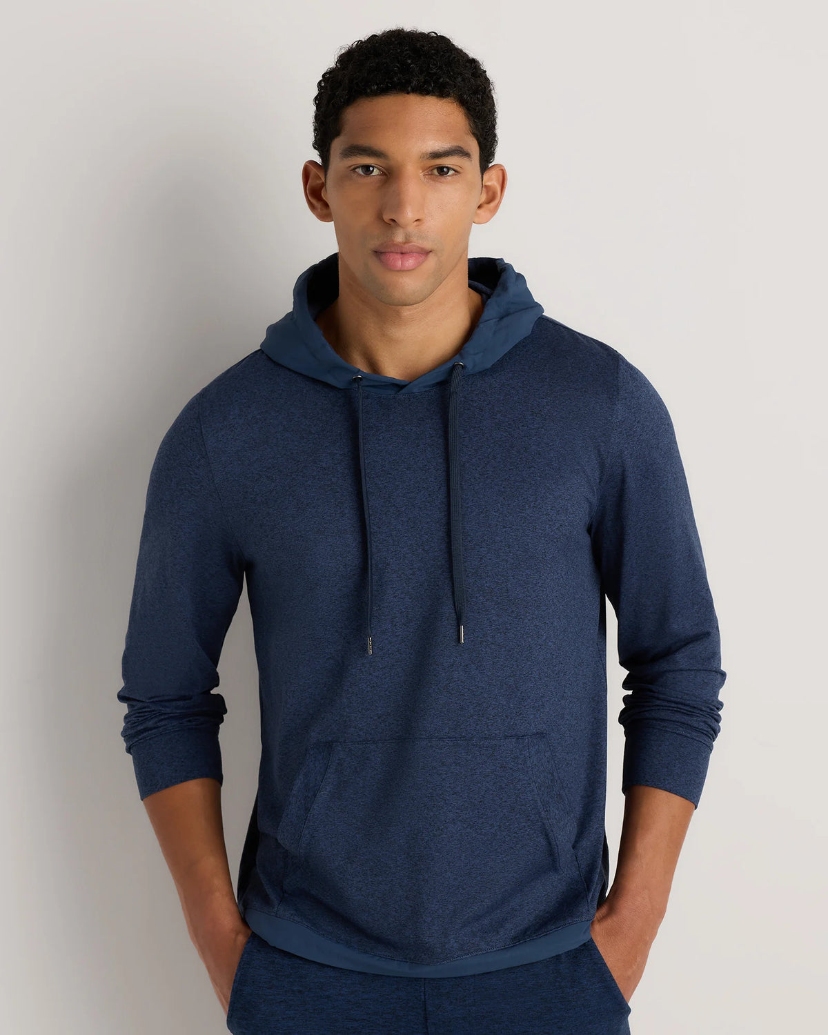 Flowknit Performance Hybrid Pullover Hoodie - S / Heather Green