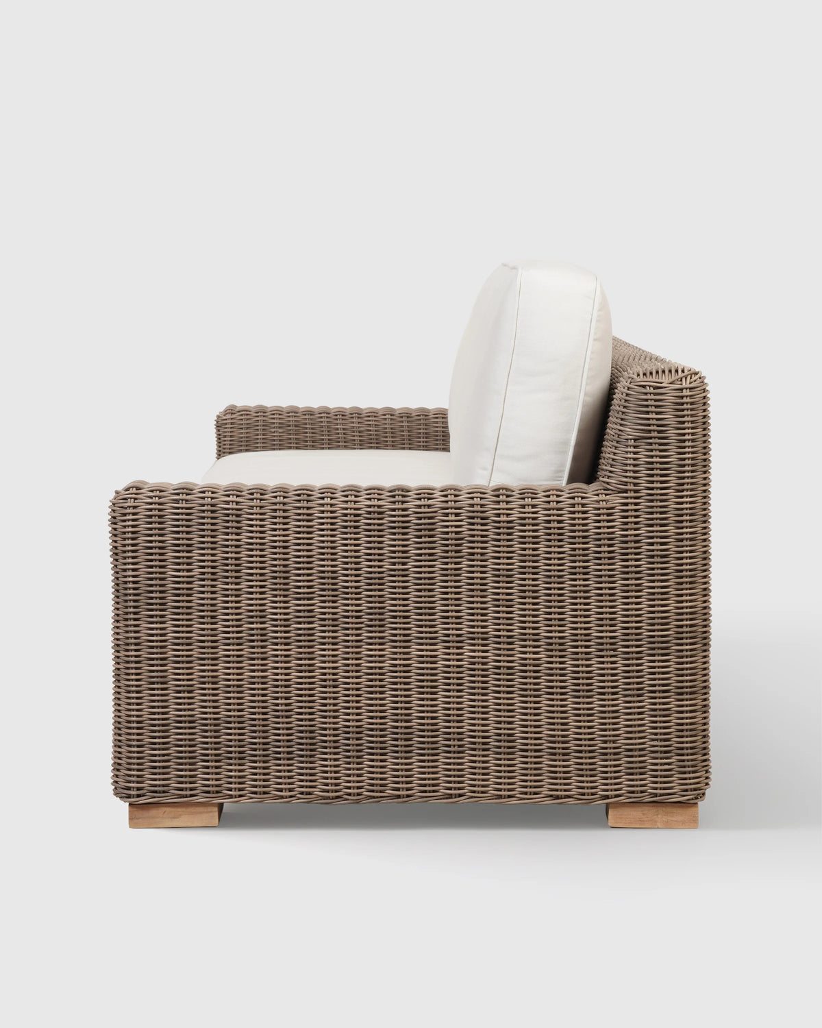 Classic All-Weather Wicker Outdoor Sofa - 86" / Natural Weave