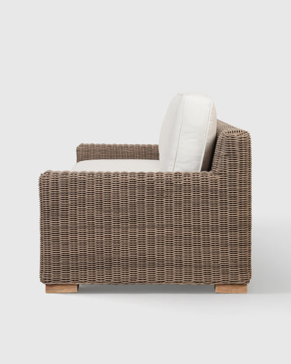 Classic All-Weather Wicker Outdoor Sofa - 86" / Natural Weave