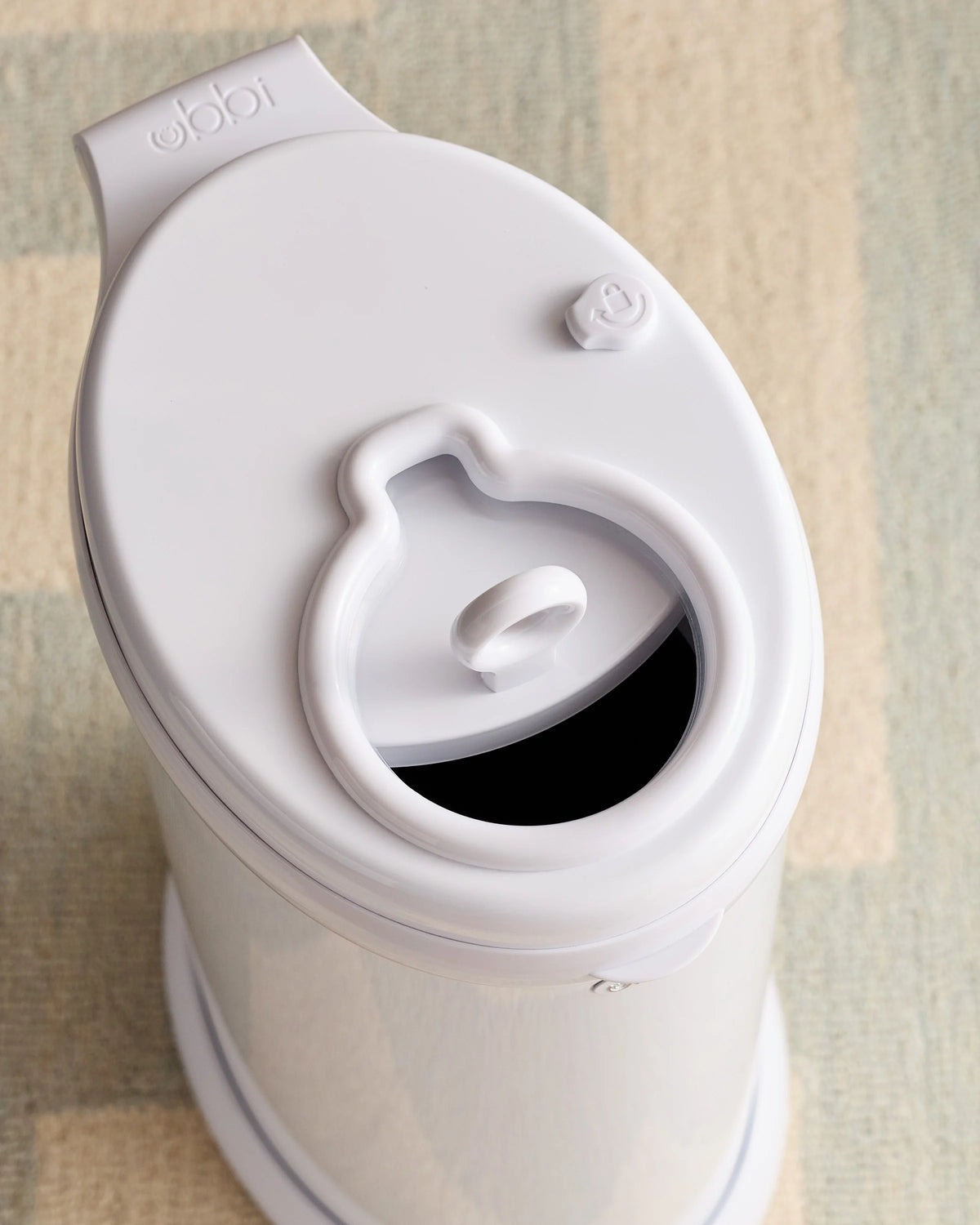 Ubbi Stainless Steel Diaper Pail Gift Set - One Size / White