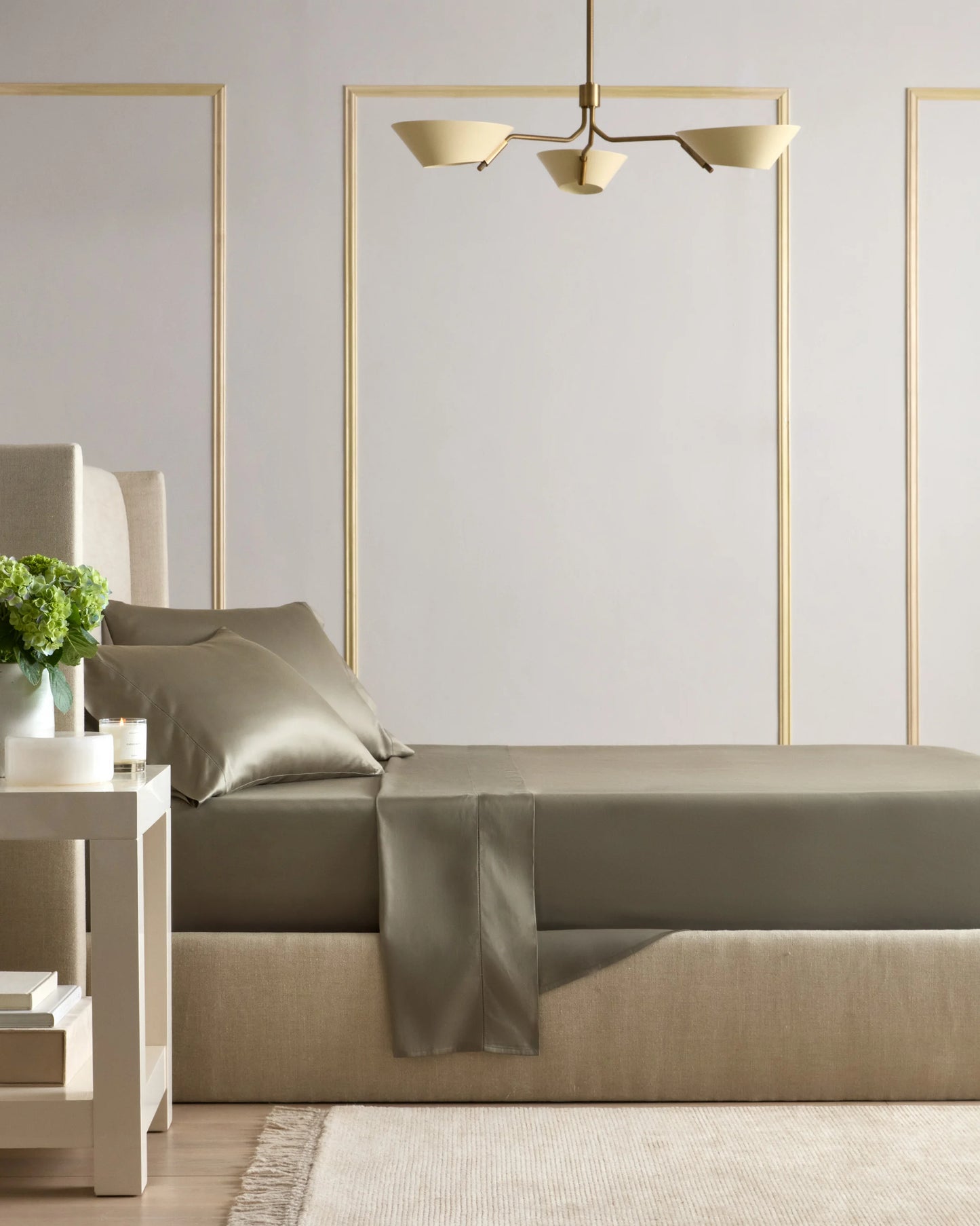 Signature Giza Cotton Sateen Sheet Set - Twin / Espresso