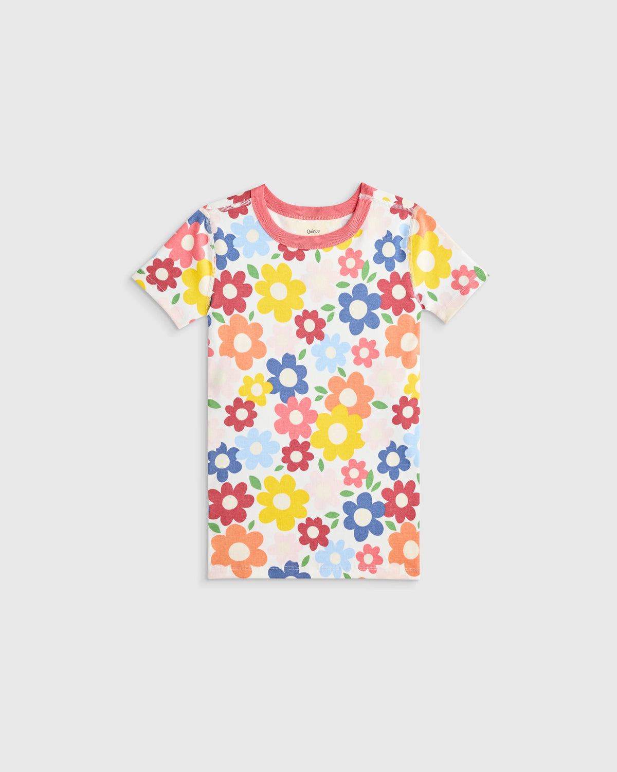 100% Organic Cotton Short Sleeve and Pant Pajama Set - 2T / Planets
