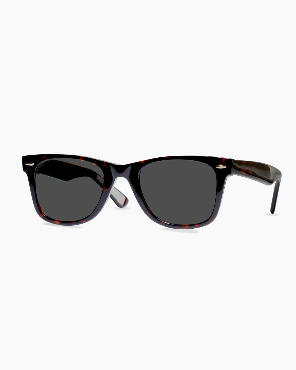Walker Polarized Acetate Sunglasses - One Size / Clear Slate with Grey lens
