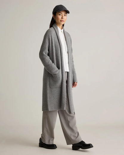 Australian Merino Wool Duster Cardigan - XS / Malted Toffee