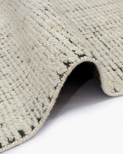 Ares Hand-Knotted Wool Rug - 3' x 5' / Ivory/Charcoal