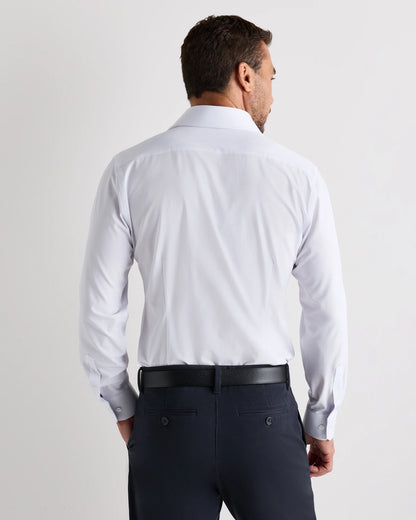 Performance Stretch Wrinkle-Free Slim Dress Shirt - S / White