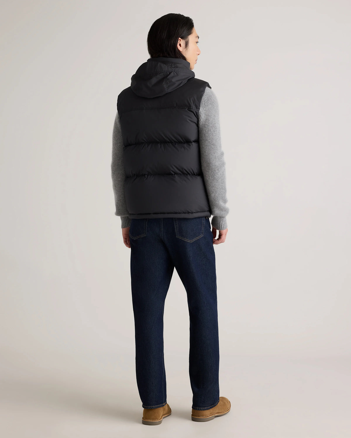 Responsible Down Puffer Vest - S / Carbon Grey