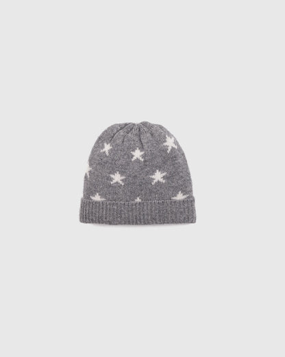 Washable Cashmere Beanie & Bootie Set - 0-6M / Heather Grey