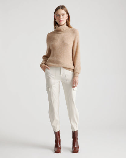 Baby Alpaca-Wool Turtleneck - XS / Light Grey