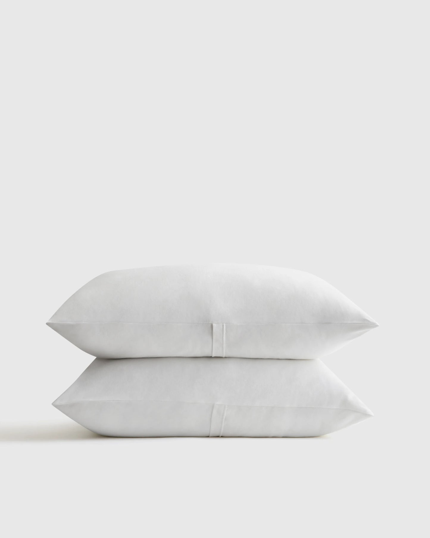 Organic Jersey Sham Set - Standard / Heather Grey