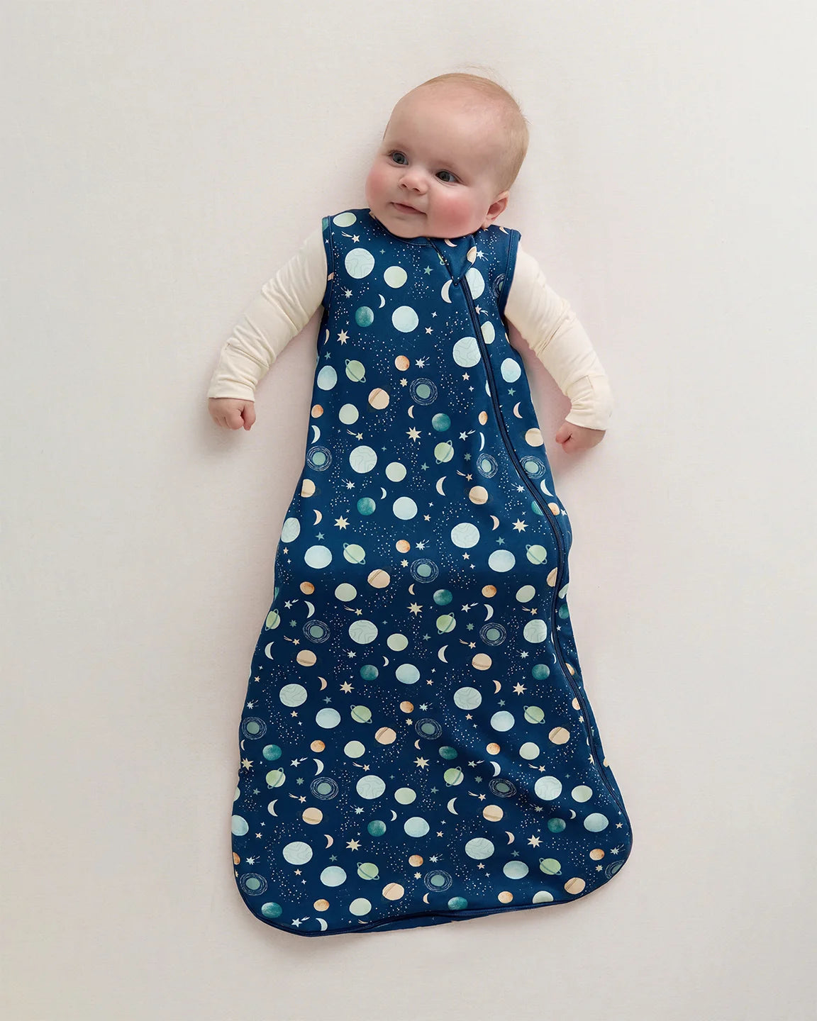 Bamboo Sleep Bag 0.5 TOG - S / Colony Blue