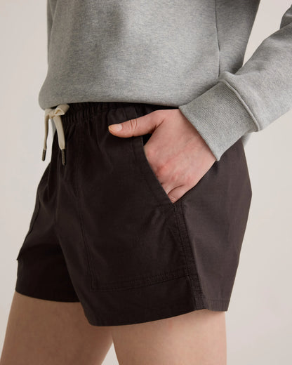 Organic Stretch Ripstop Shorts - XS / Steel