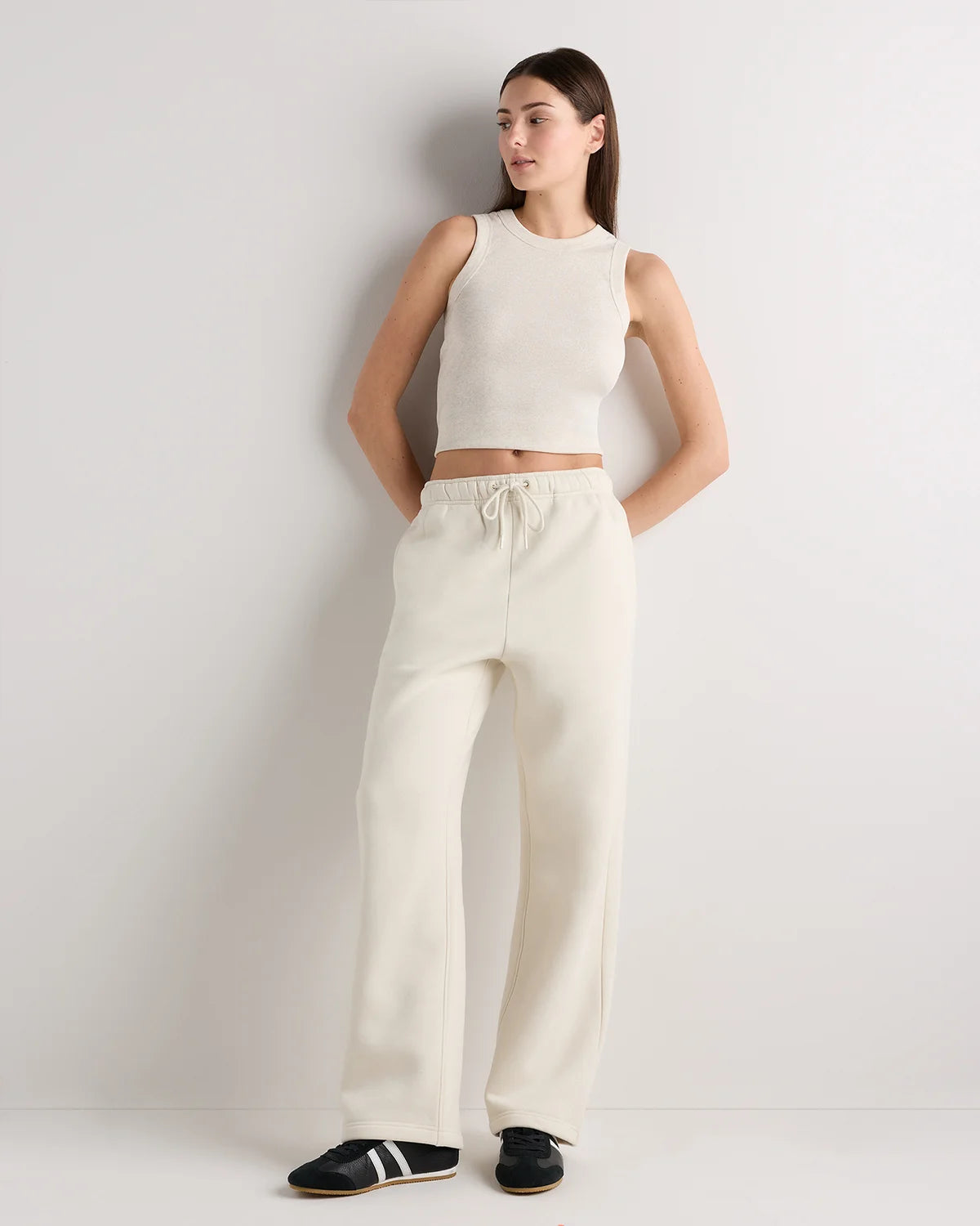 Everyday Fleece Straight Leg Sweatpants - XS / Coastal Sage