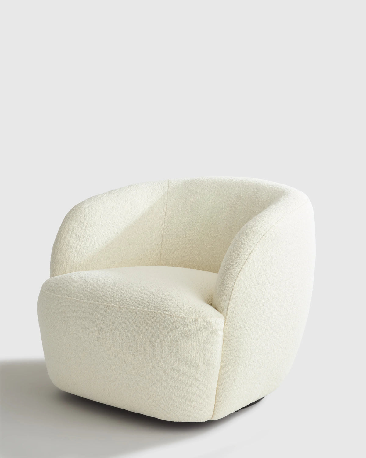 Performance Boucle Swivel Chair - One Size / Mocha Fog