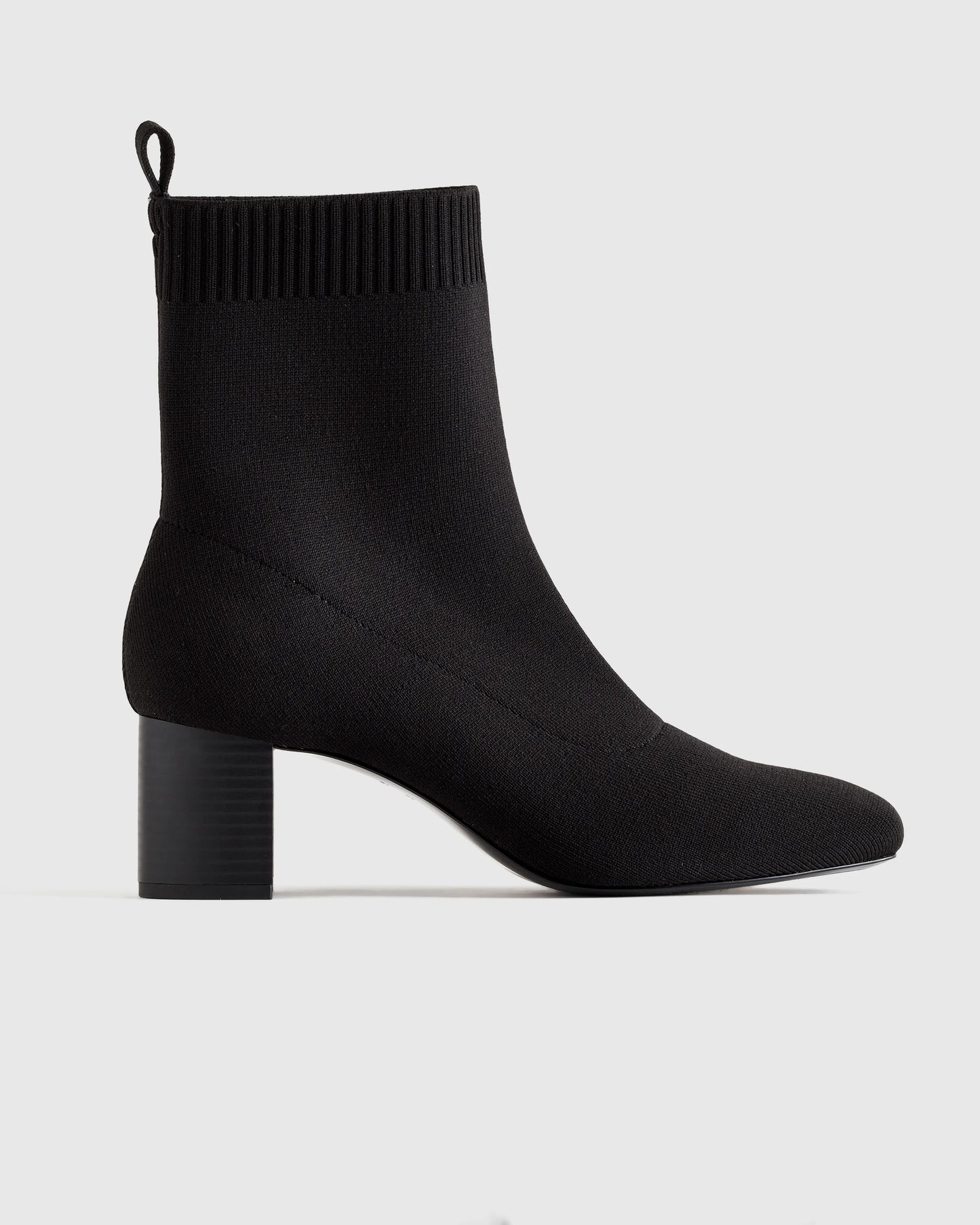 Eco Knit Heeled Bootie - 5 / Almond
