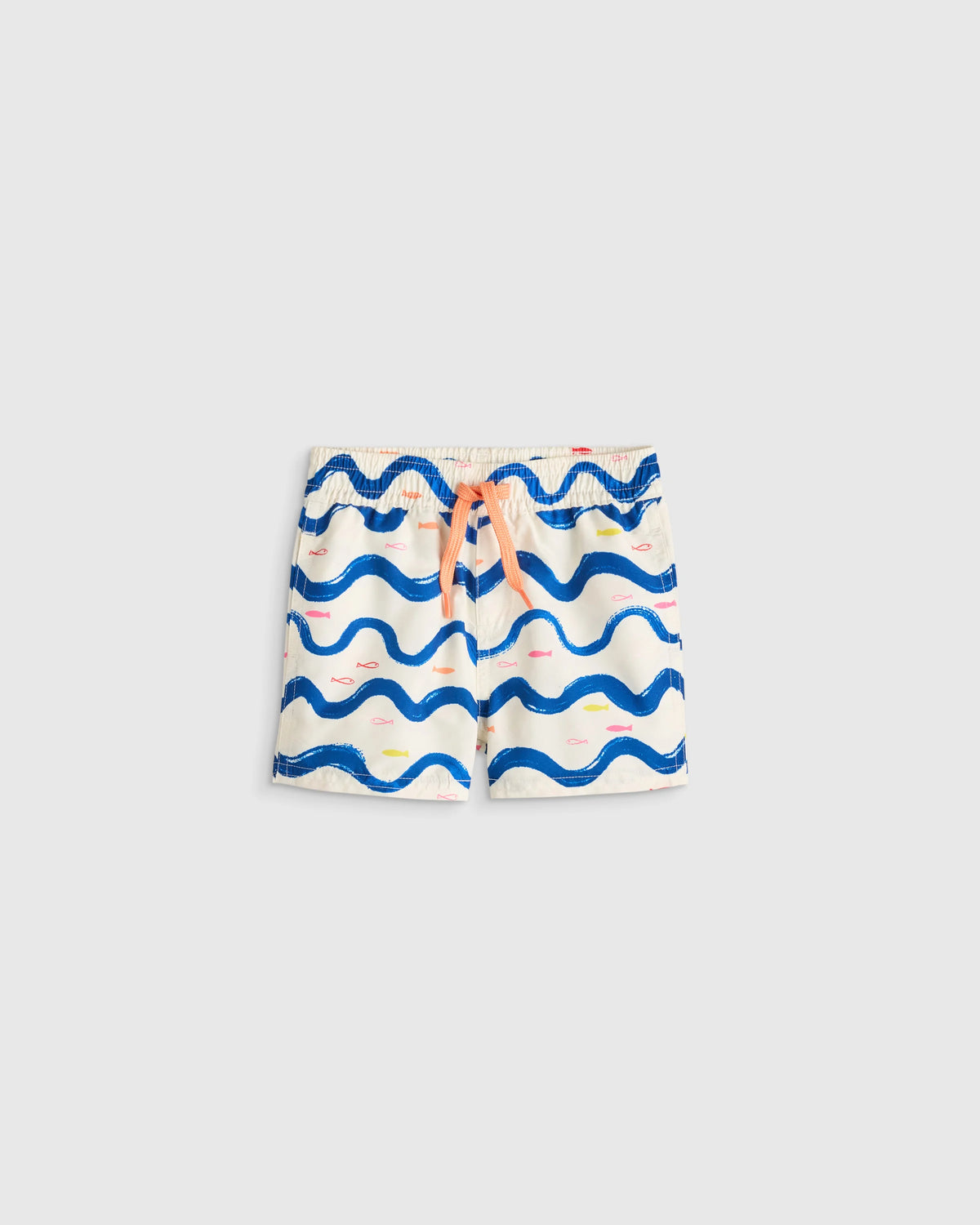 Swim Trunk and Rash Guard Set - 6-9M / Wavy Fish