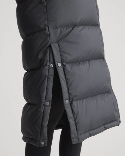 Responsible Down Long Puffer Jacket - XS / Black