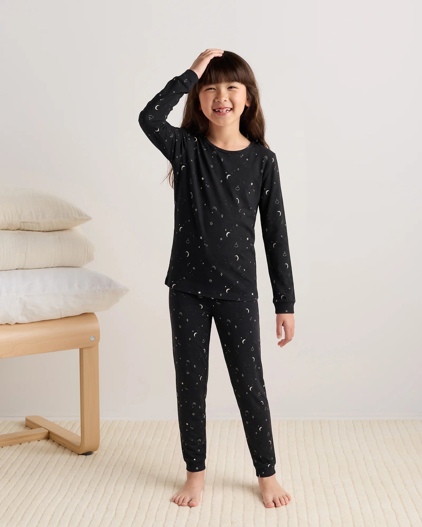 Bamboo Long Sleeve and Pant Pajama Set - 6 / Wildflower Dreams
