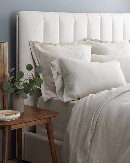 European Linen Euro Sham - Euro / Sand